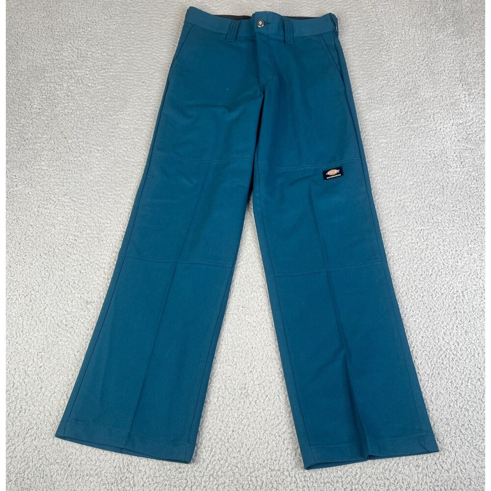 DICKIES SKATEBOARDING Pants Mens 30x30 Blue Flex Regular Fit Work meas 28x29